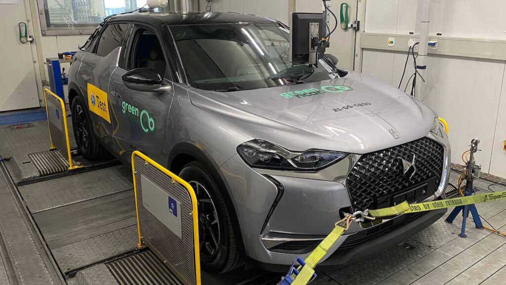 La DS3 Crossback nei test Green NCAP ottiene 2,5 stelle