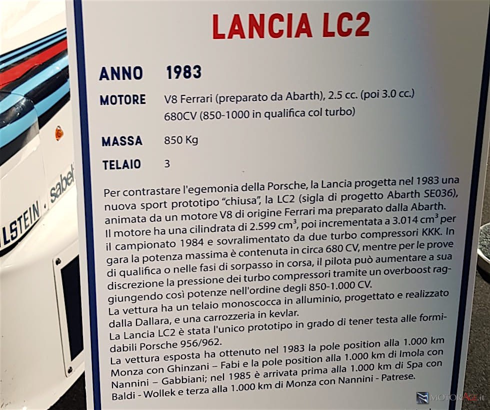 Lancia LC 2 Auto e Moto d'Epoca 2021