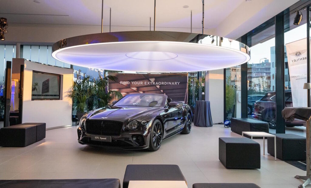 La nuova casa esporrà l'intera gamma di prodotti Bentley