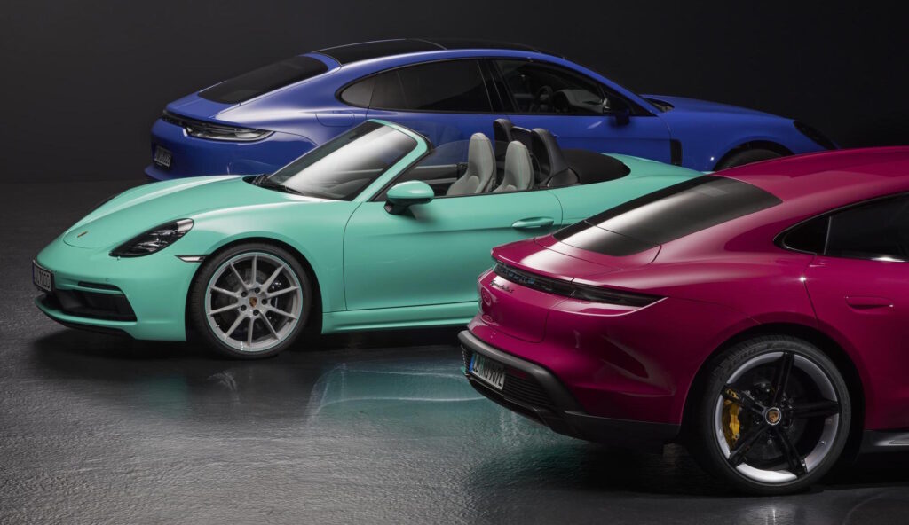 Cresce la disponibilità dei classici colori Porsche, facilmente riconoscibili negli anni