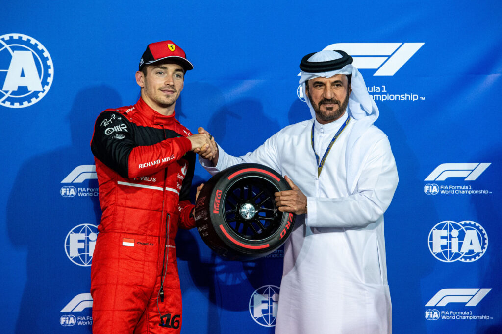 Charles Leclerc sulla Ferrari ha vinto la prima gara del Mondiale 2022 di F1