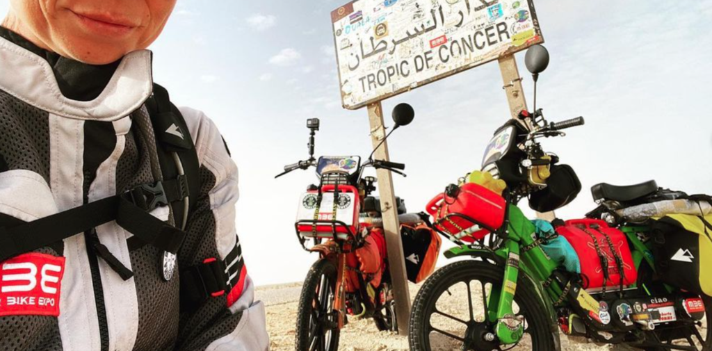 I due intrepidi motociclisti veneti hanno infatti deciso di ripercorrere la celebre rotta della Parigi-Dakar in Ciao