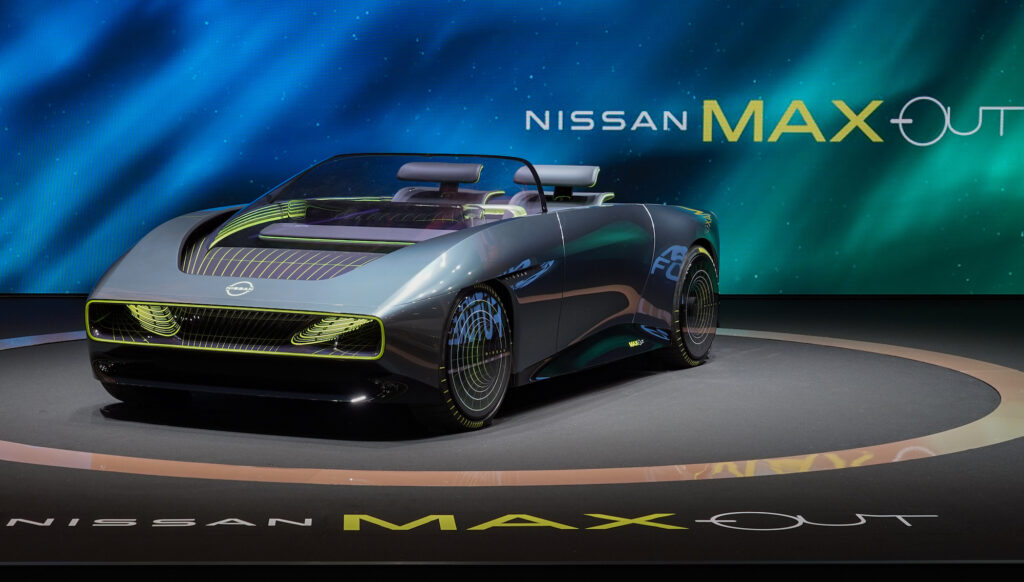 Max-Out, un concept a grandezza naturale del cabrio 100% elettrico di casa Nissan