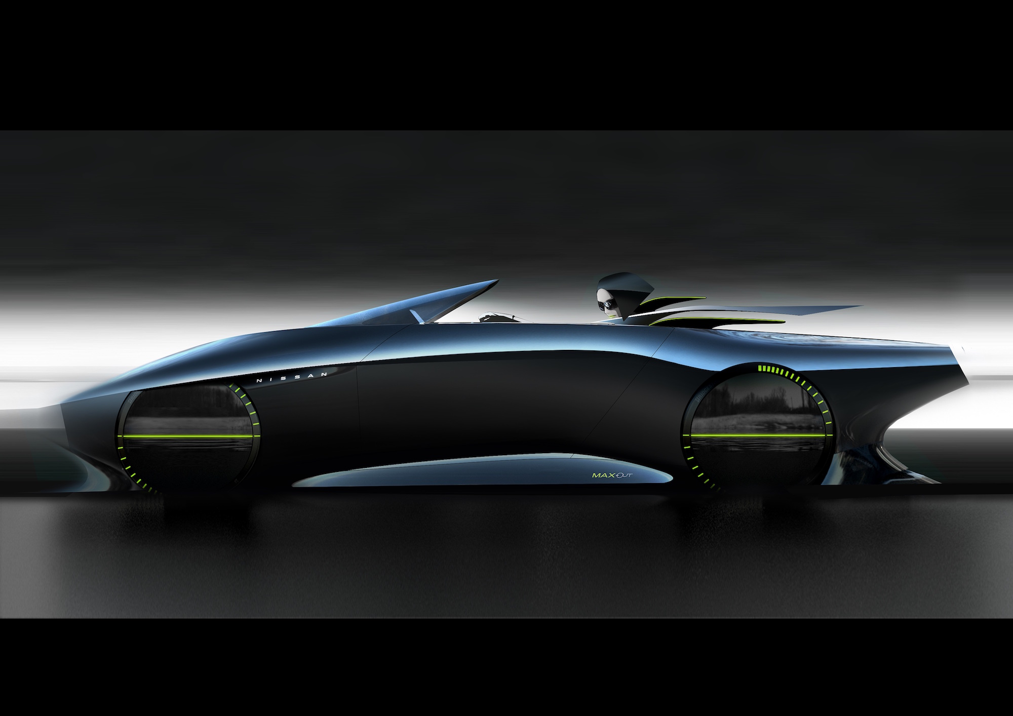 Max-Out, un concept a grandezza naturale del cabrio 100% elettrico di casa Nissan