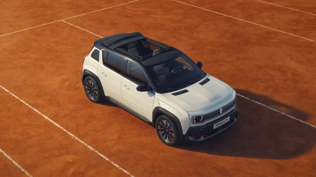 Renault 4 E-Tech “Roland-Garros”: la city car elettrica si veste di eleganza sportiva