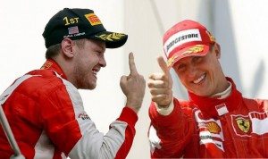 Schumacher- vettel- ferrari